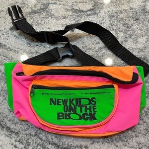 Vintage 1990 NKOTB fanny pack look like new.